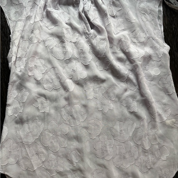 Rebecca Taylor lilac sheer floral top size 4 - Picture 4 of 4